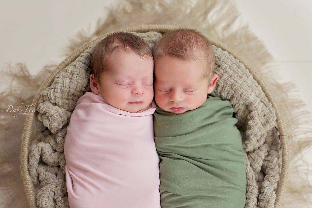 Twin newborn session Roanoke VA